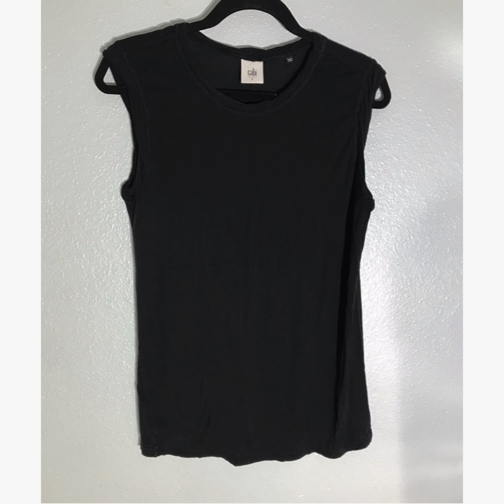 CAbi black muscle tee size small